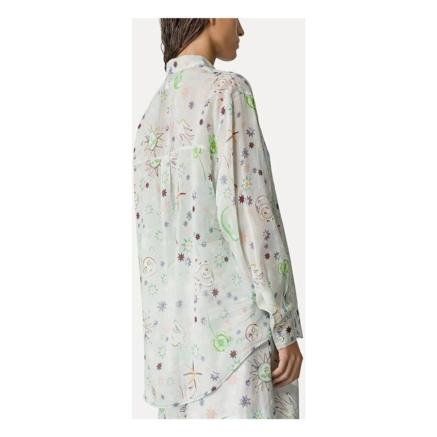 Forte Forte - Love Alchemy Print Voile Oversized Shirt