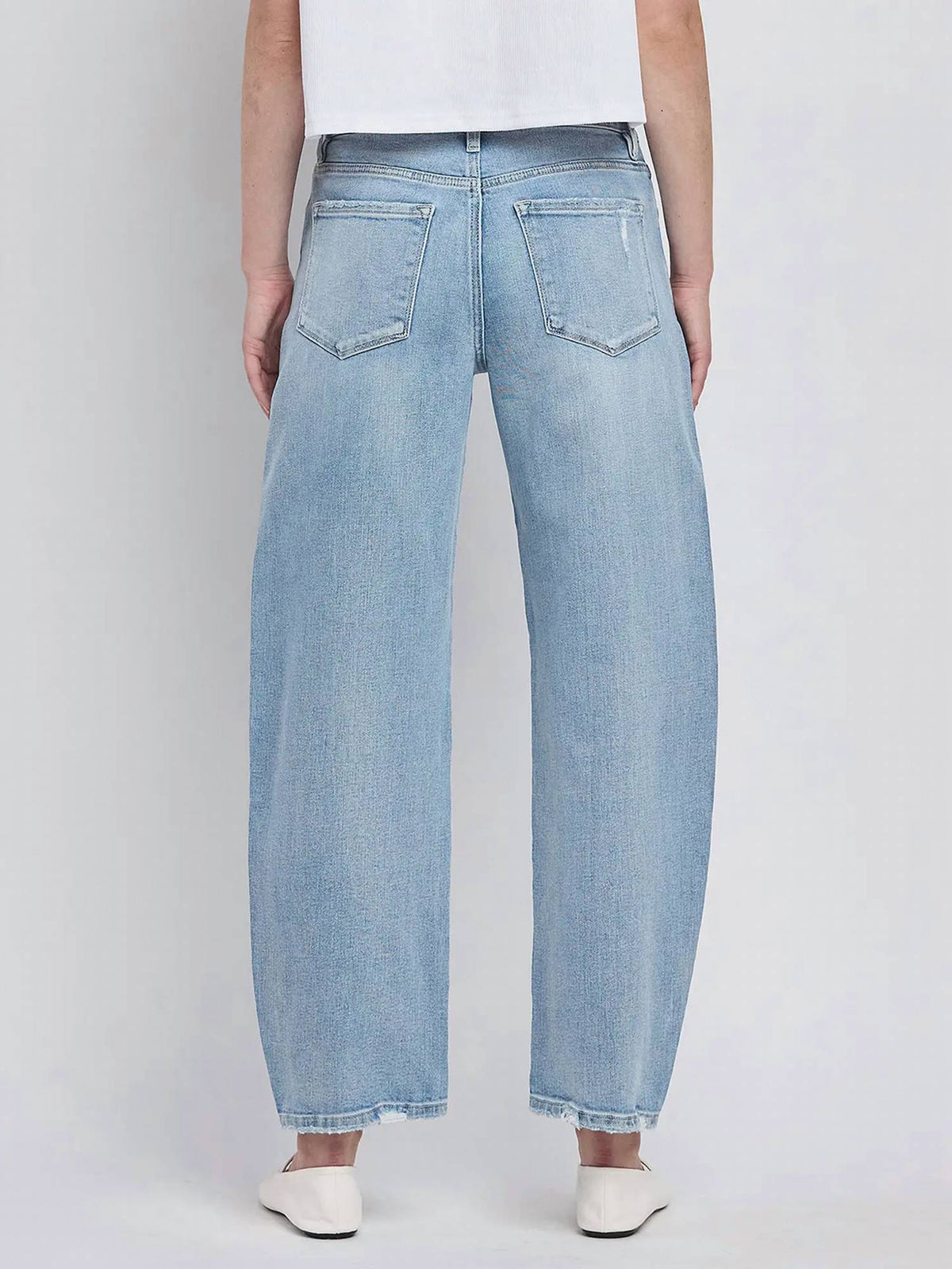 Very J - High Rise Barrel Jeans