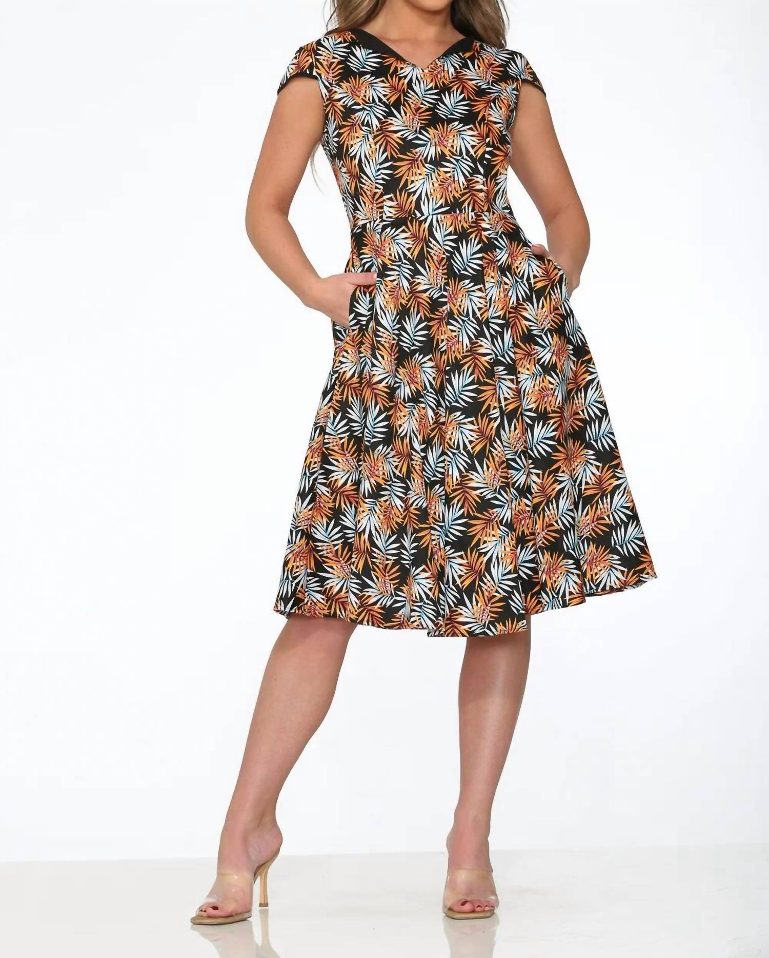 Orchid Bloom - Tiki Swing Dress