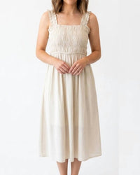 Hem & Thread - Smocked Midi Dress