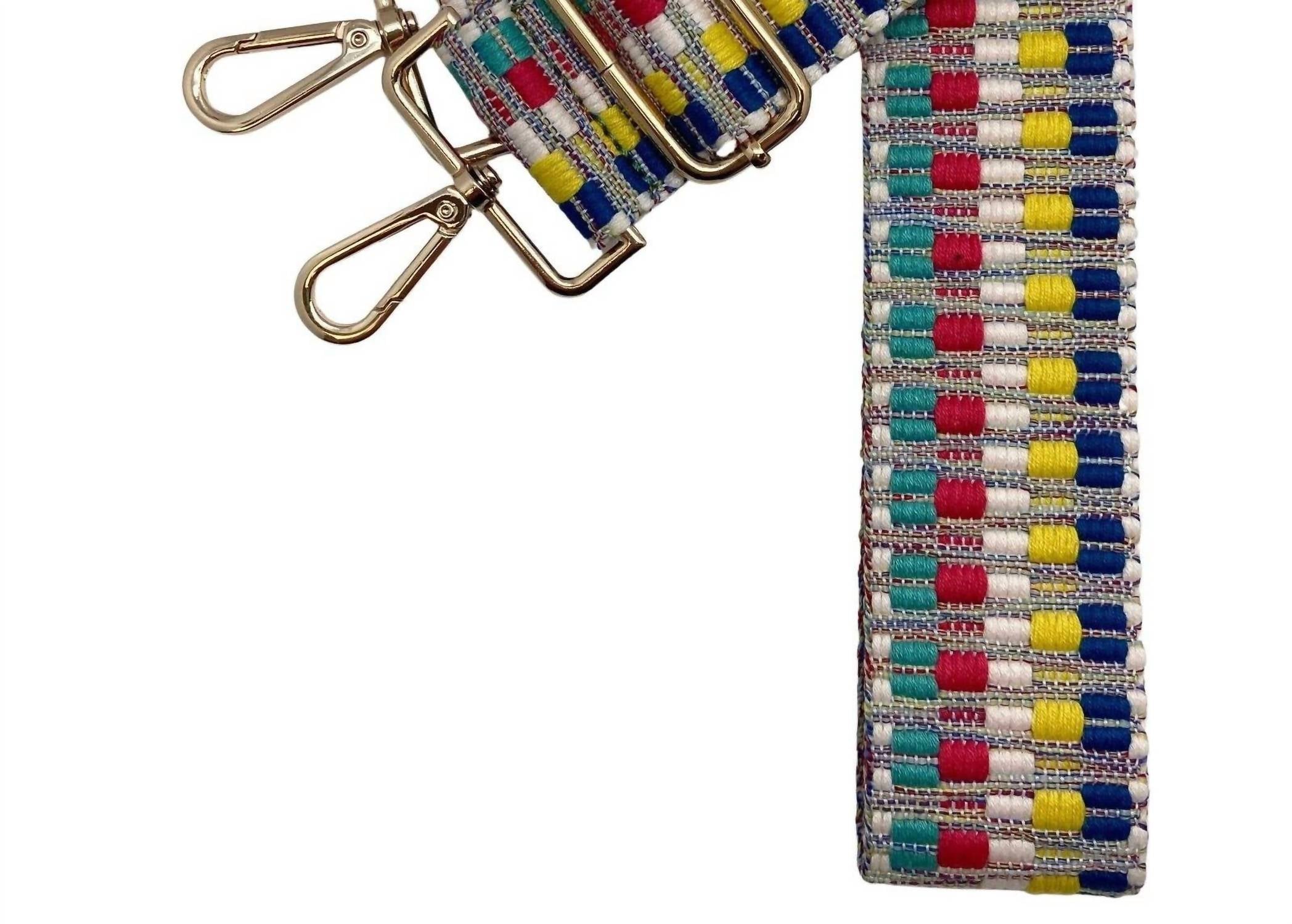 Cthru Women's Multicolor Kota Woven Boho Adjustable Crossbody Bag Strap in summer soltice - women's item