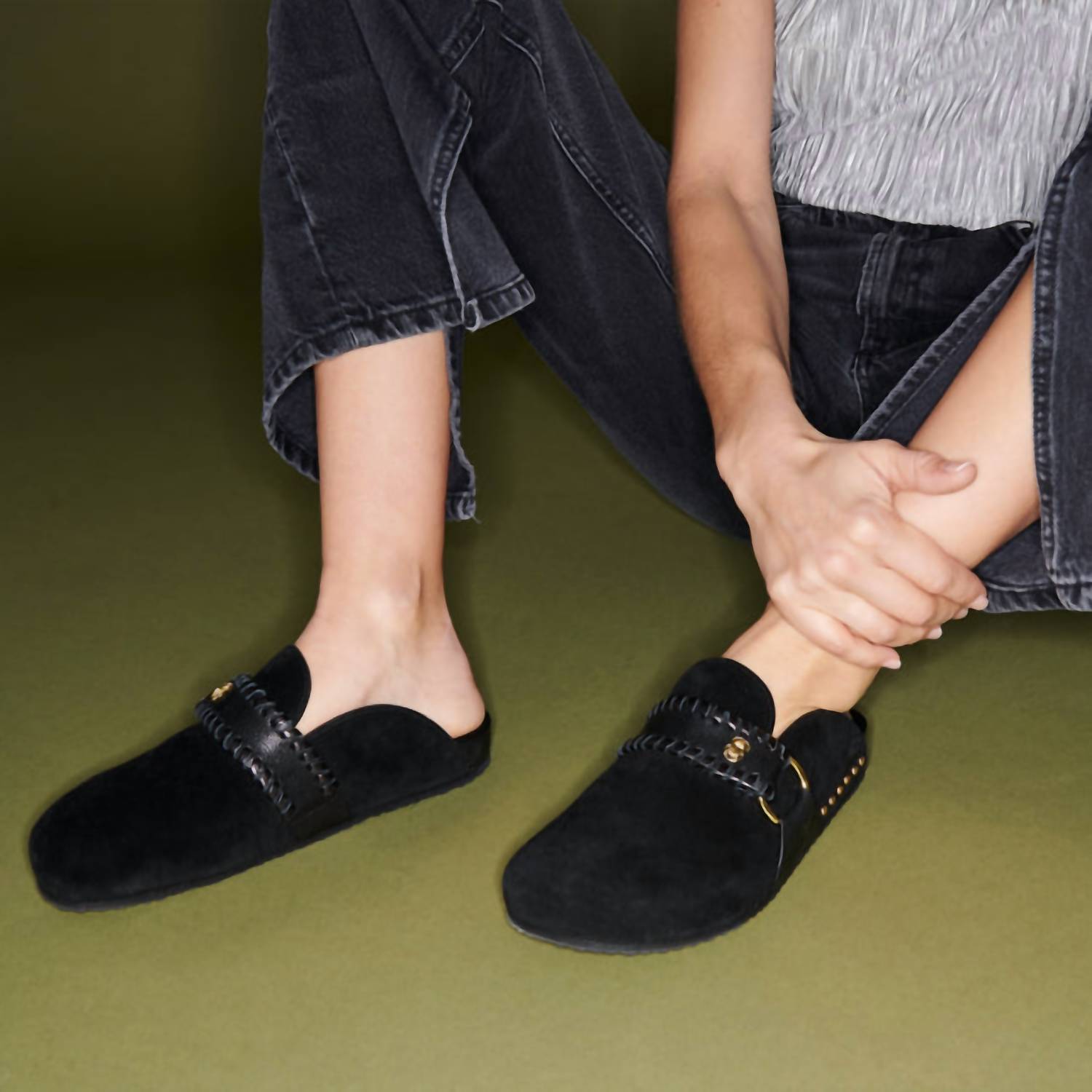 Claris Virot - Women's Georgette Mules