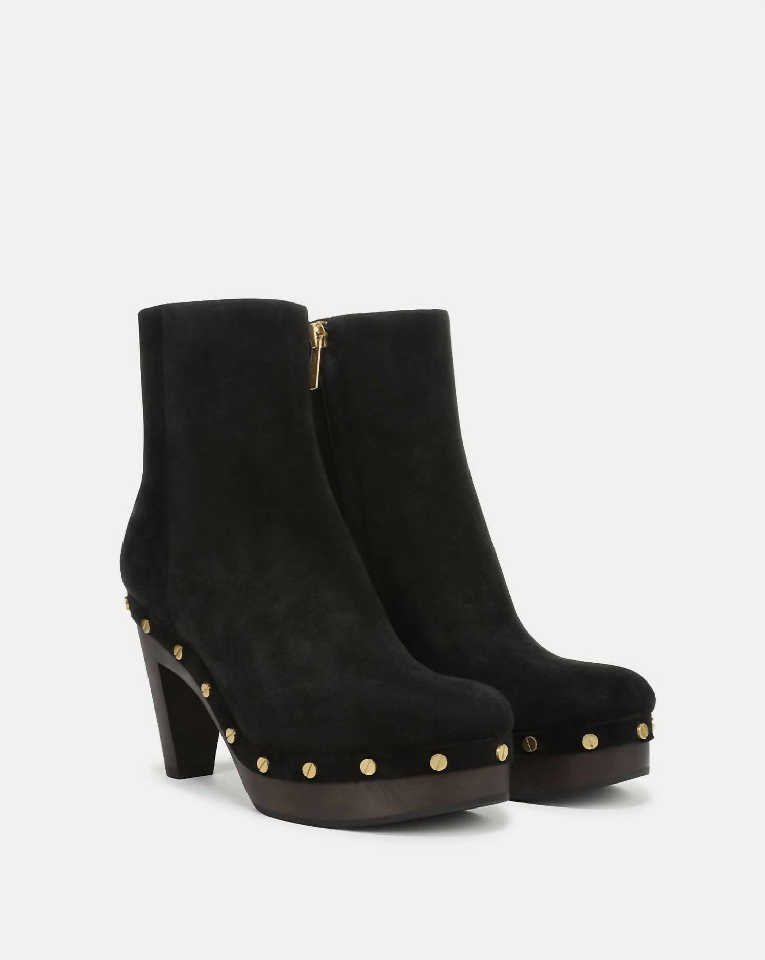 Veronica Beard - Women's Gavi Clog Studded Heeled Bootie