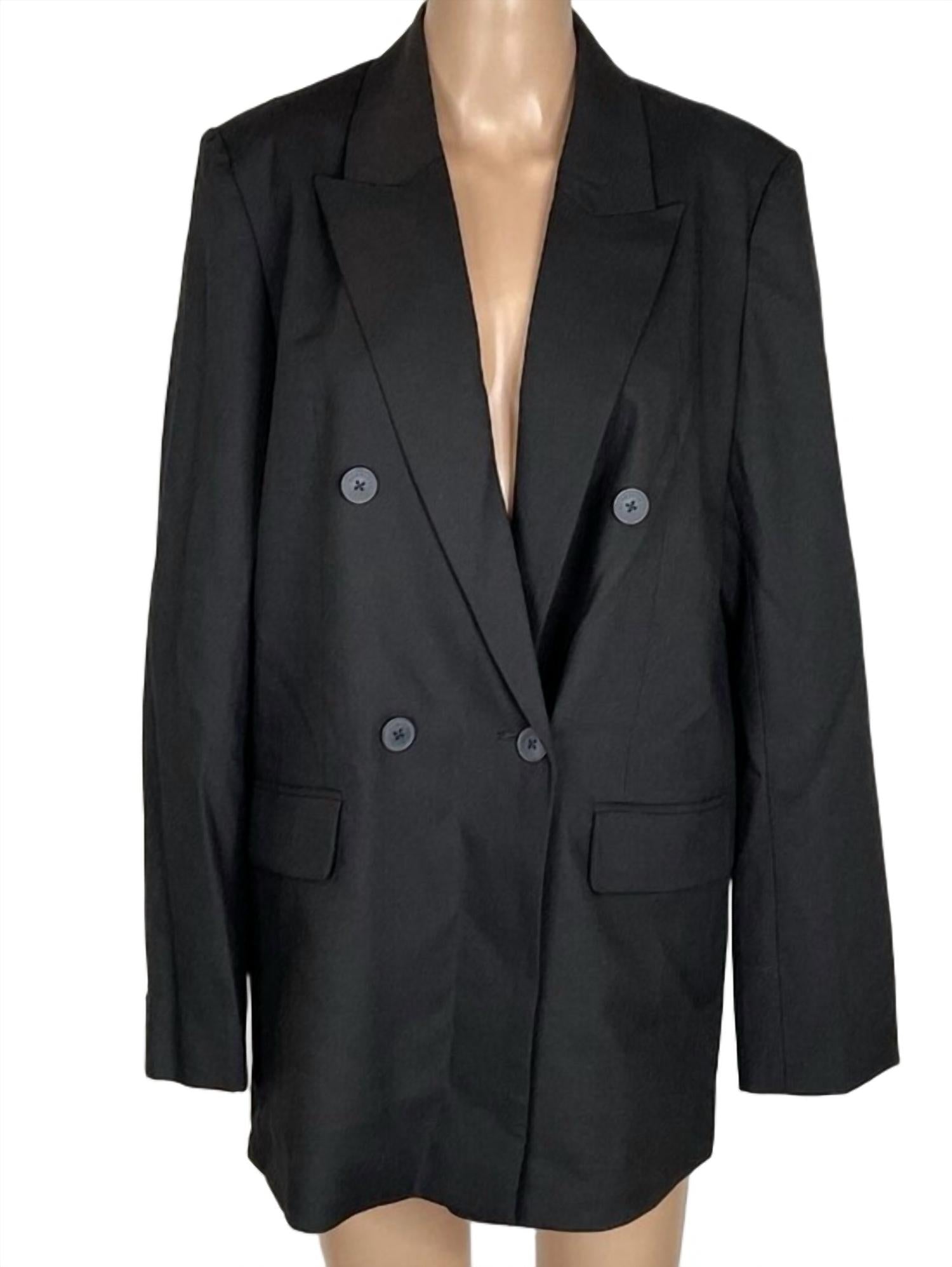 Nude Lucy Women’s Single-button Blazer in black - women's jacket