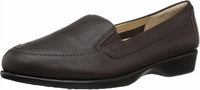 Hush Puppies Women's Jennah Paradise Leather Loafer in dark brown - women's flats - detail view