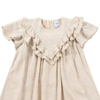Kipp - Girl's Linen Ruffle Dress