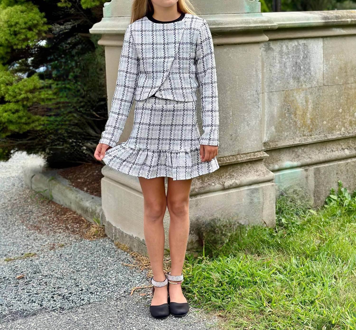 Little Olin - Girls' Tweed Jacket