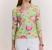 Hinson Wu - Renee 3/4 Sleeve Blouse
