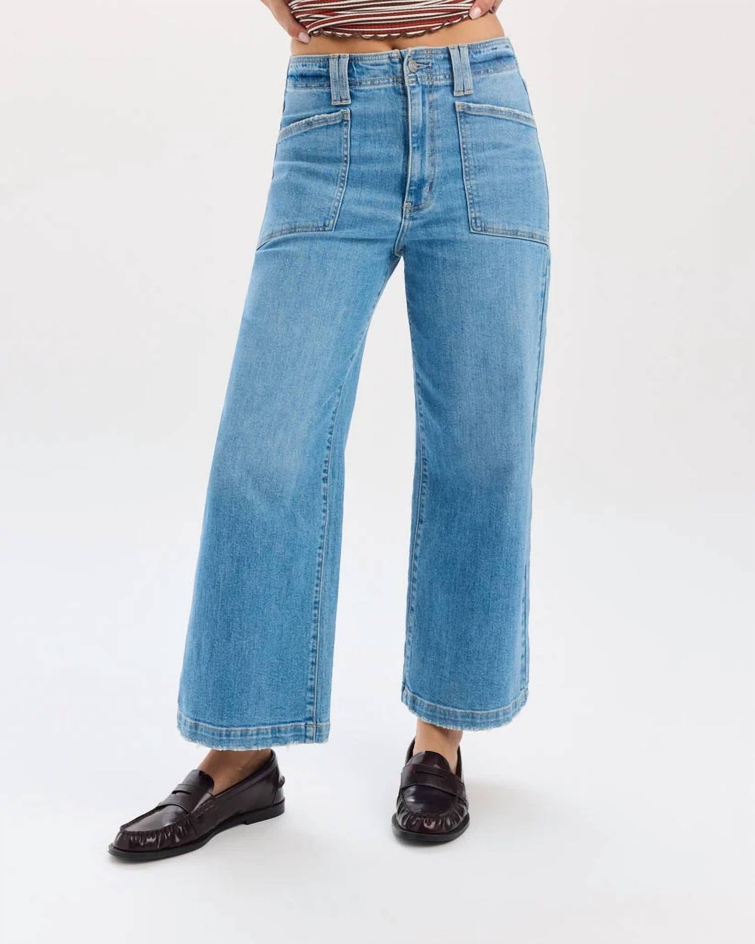 Daze - Valley Girl Wide Leg Ankle Jeans