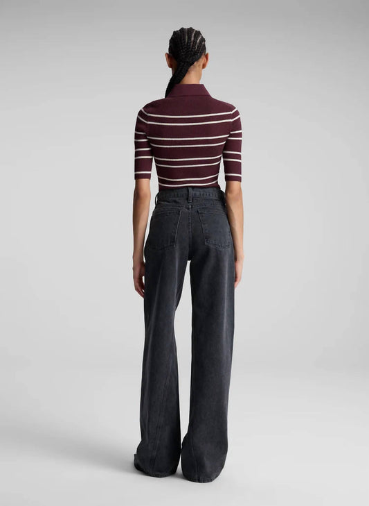 A.L.C. - Cooper Fine Cotton Ribbed Top