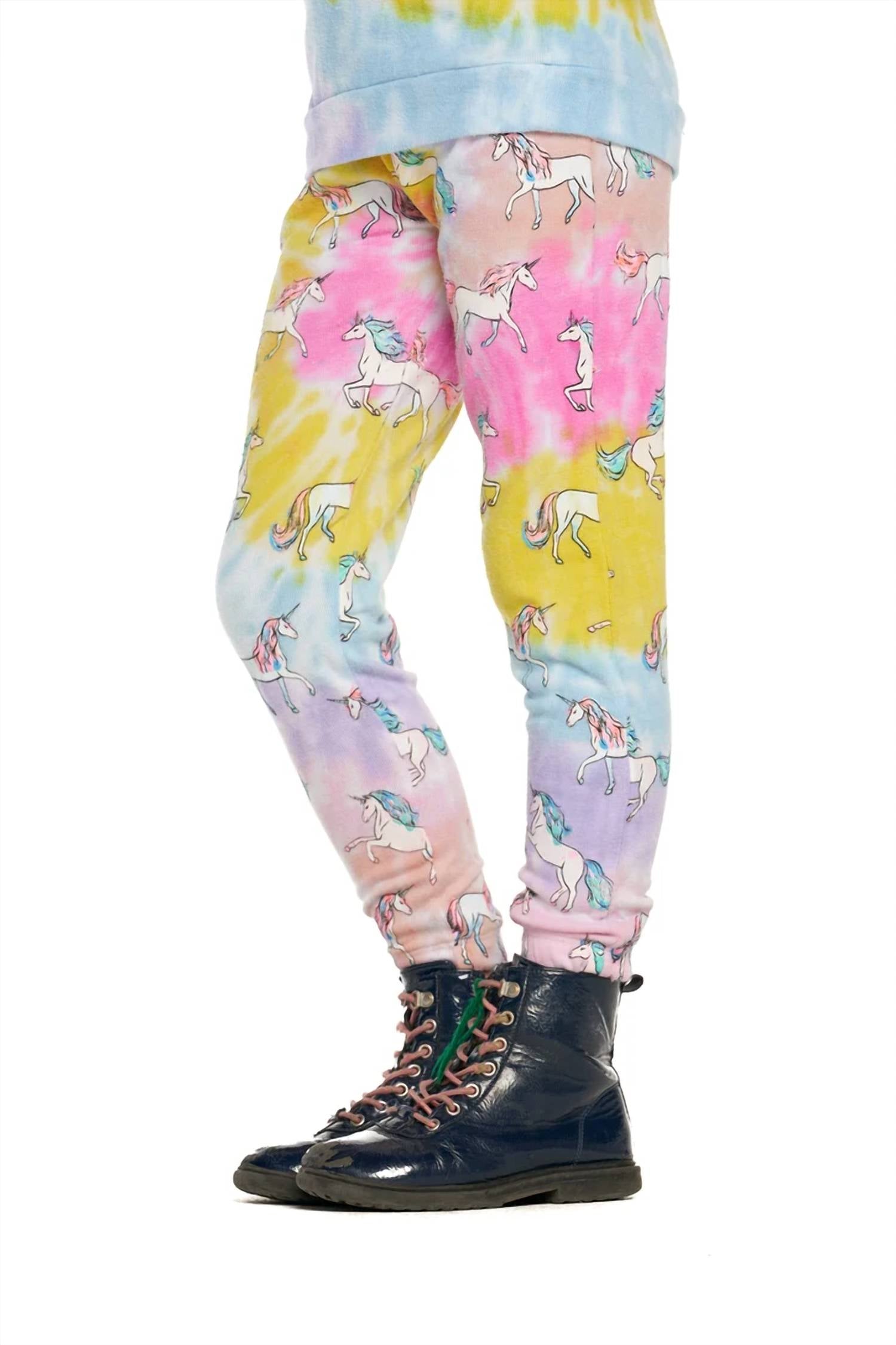 Chaser - Tie Dye Reflected Unicorn Hacci Sweatpants