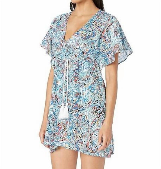 Ralph Lauren - MYSTIC PAISLEY FLUTTER SLEEVE DRESS