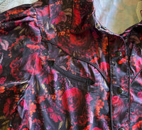 Howdy Hanny - Midnight Rose Short Sleeved Pearl Snap Shirt