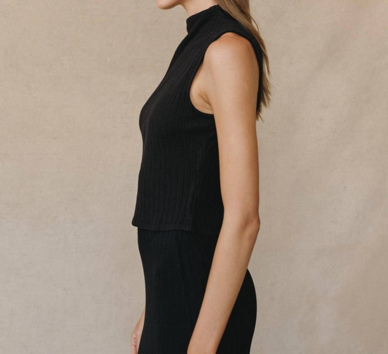 Bella Dahl - Sleeveless Mock Neck Top