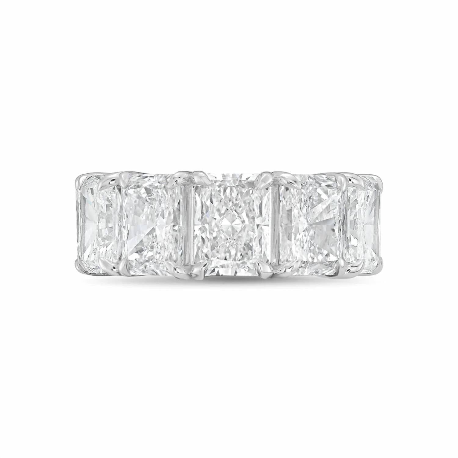 Diana M Jewels - Women's Radiant Lab-Grown Diamond Eternity Band (2.00 Ct) - Classic