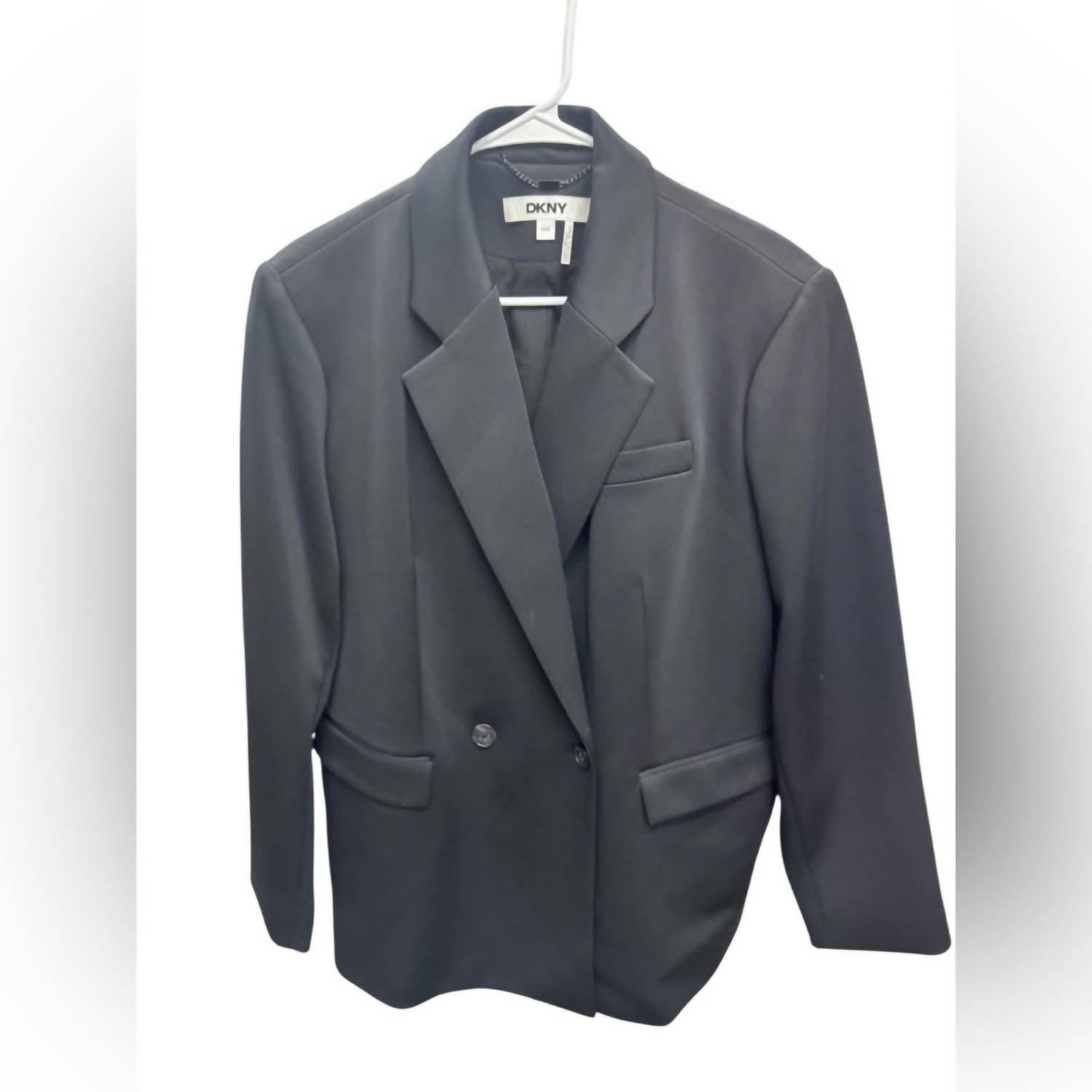 DKNY Elegant Blazer Suit in black - women's jacket - detail view
