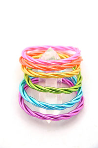 Woman Shops World - Women's Twisted Thai Buddhist Temple Mantra Bangle