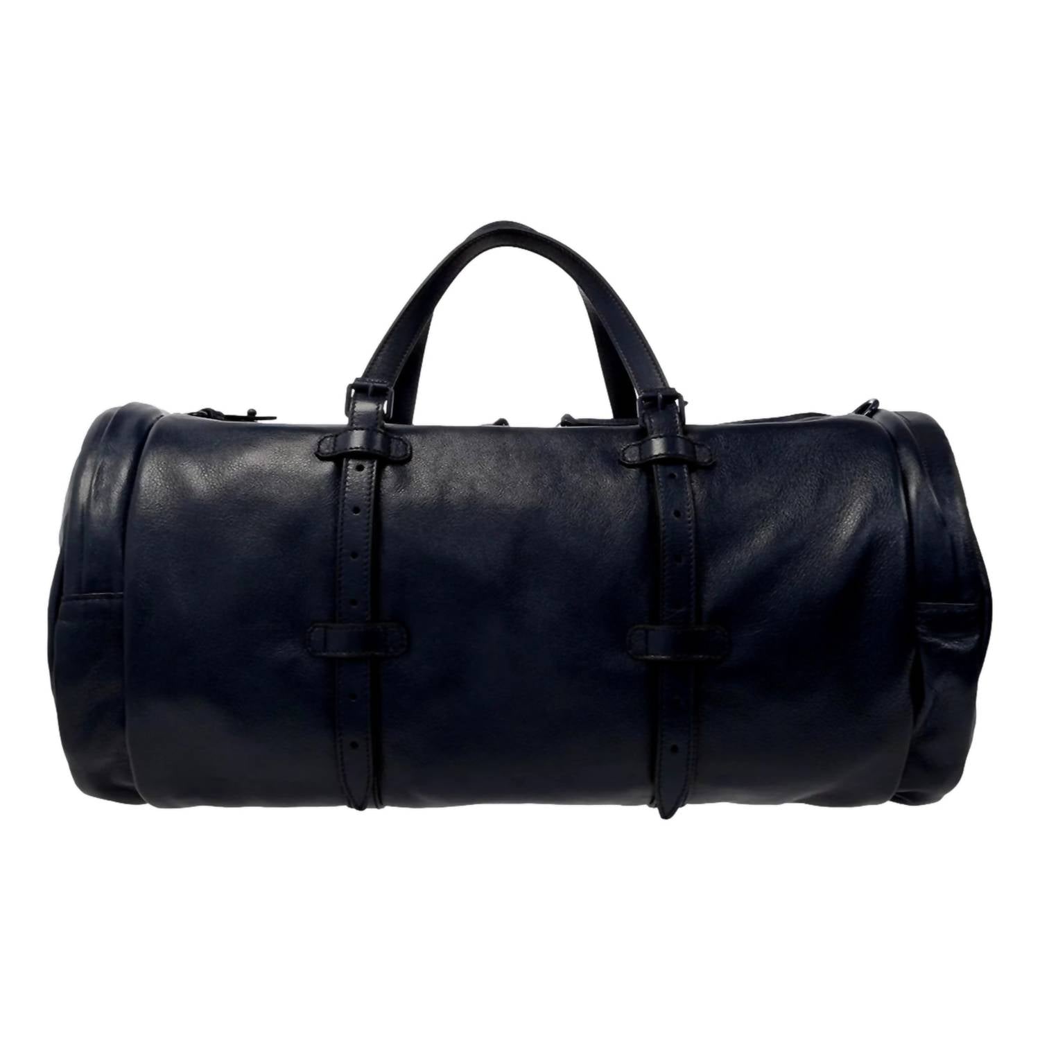Gucci - Women's Gg Logo Buffalo Leather Duffle Tote Bag With Strap