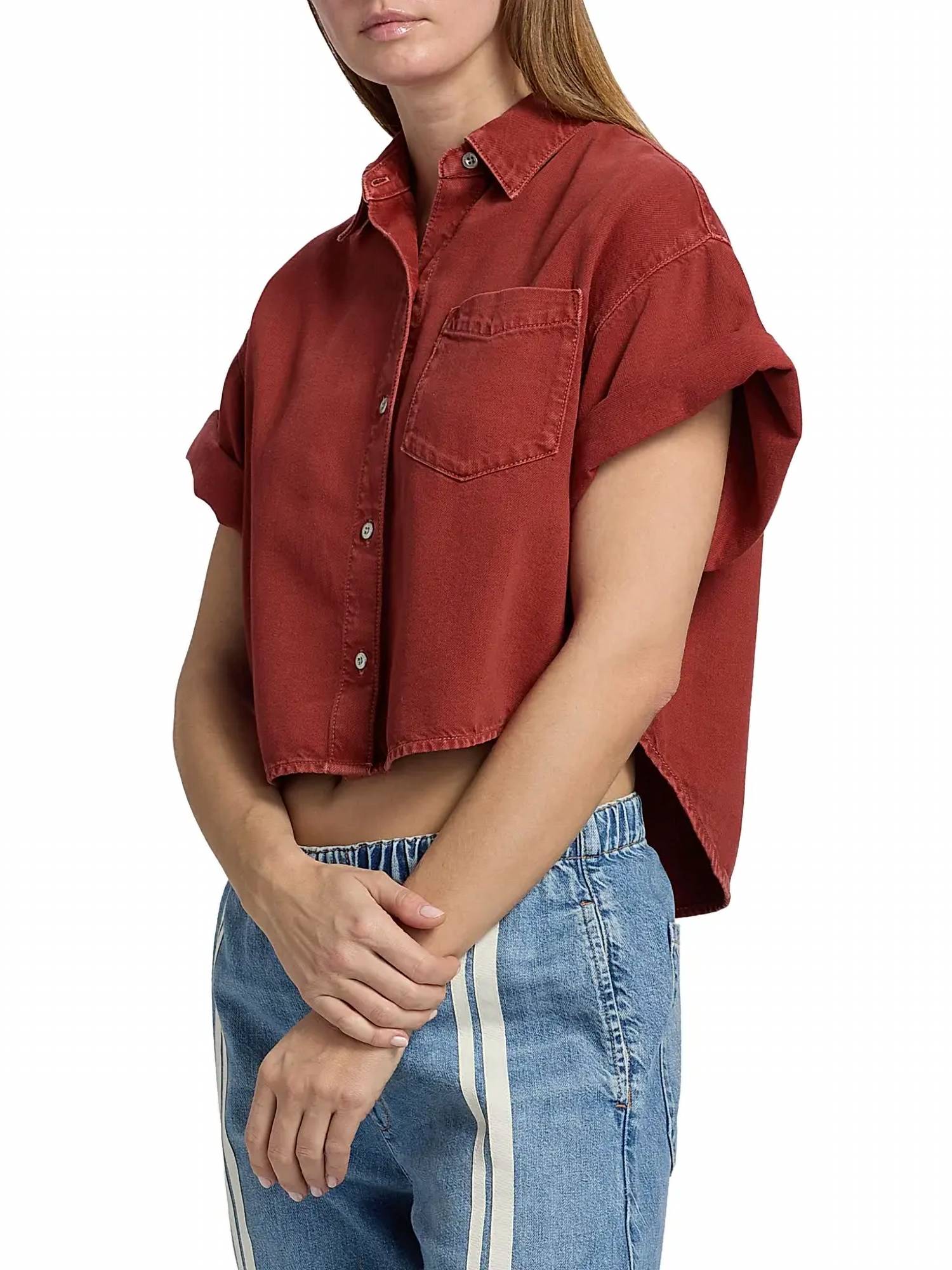 Rag & Bone - Denim Crop Top