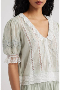 Loveshackfancy - Maurelle Cotton Lace Blouse