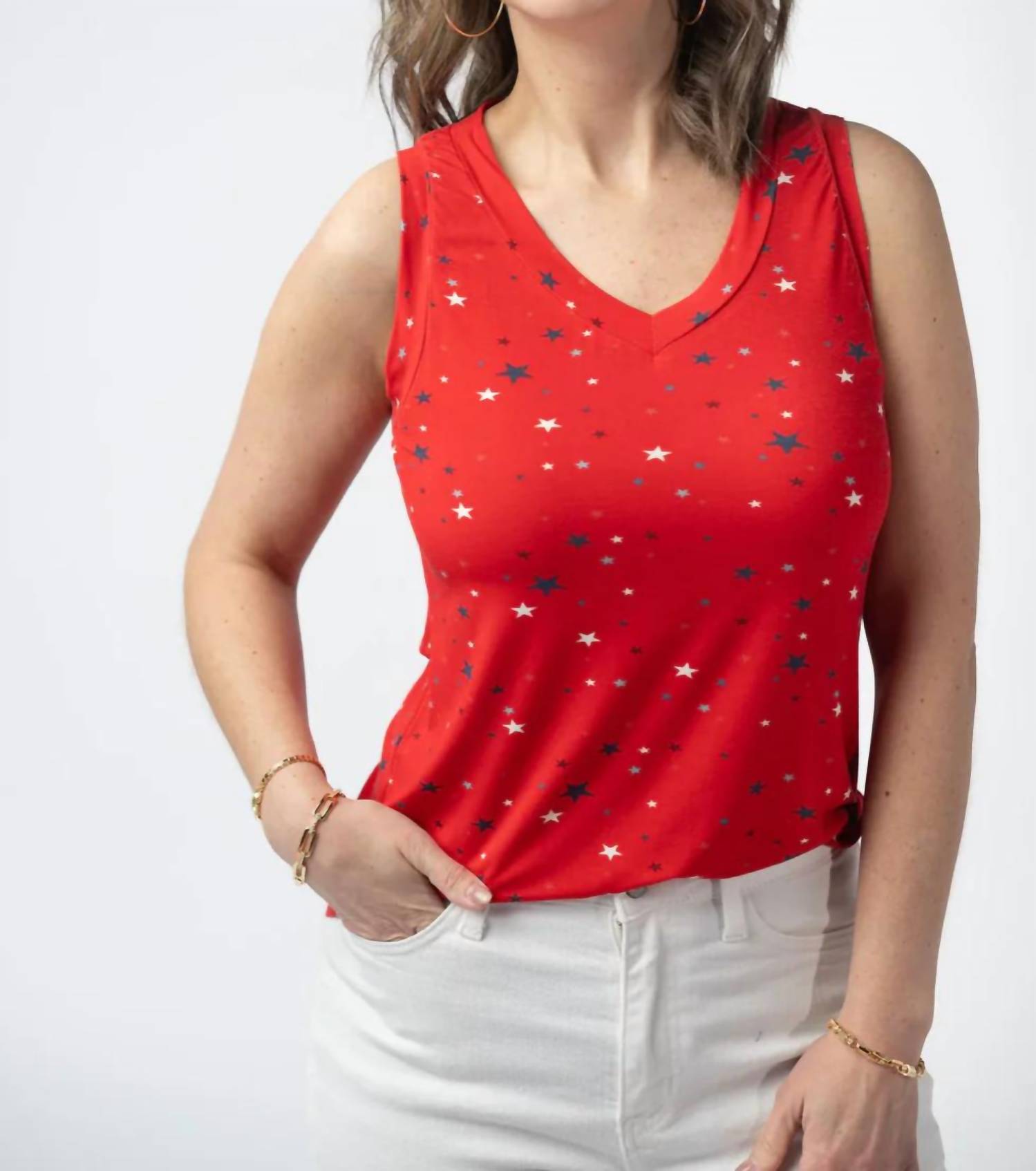 Michelle Mae - Liberty Stars Tank Top