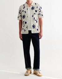 Wax London - Doodle Crochet Porto Polo Shirt