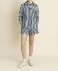 Aureum - Palmer Button Down Shirt And Short Set