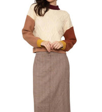 Central Park West - Amari Blocked Crew Sweater