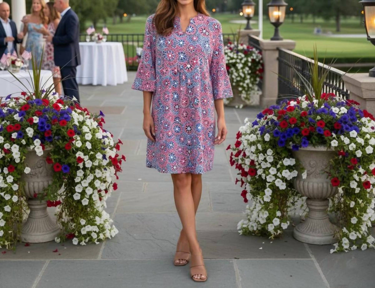 Katherine Way - Greenwich Bell Cuff Tunic Dress