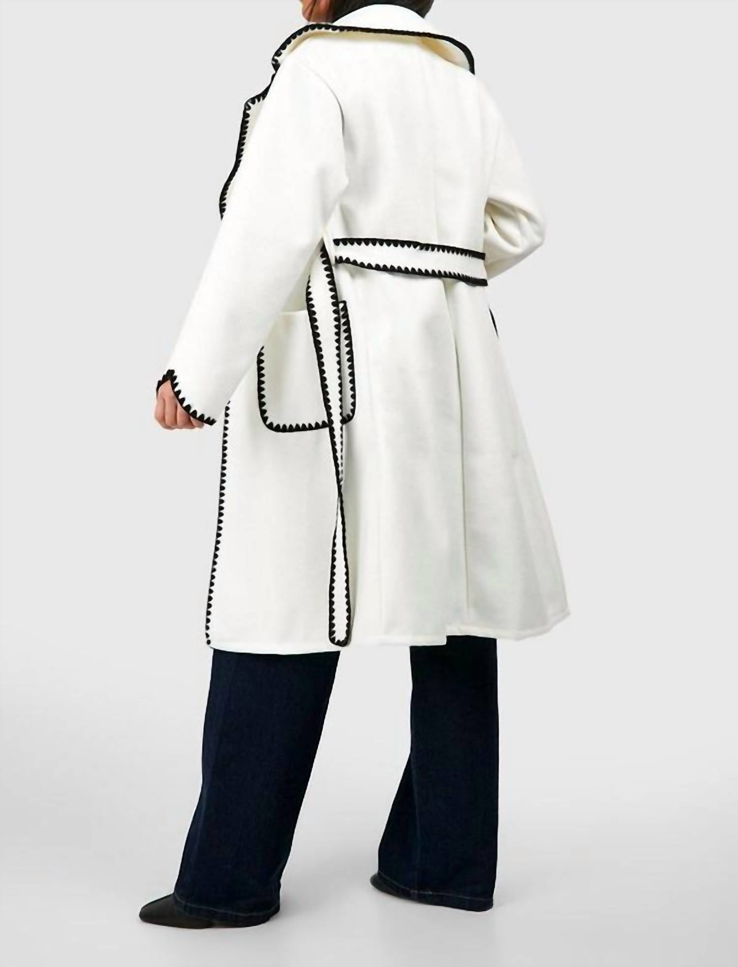 Astrid - Taylor Knit Trench Coat