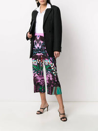 Valentino - Culottes With Orchid Print Pants