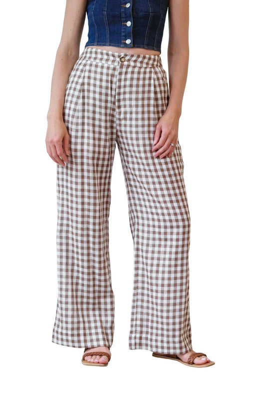 Wishlist - Check It Gauze Pant