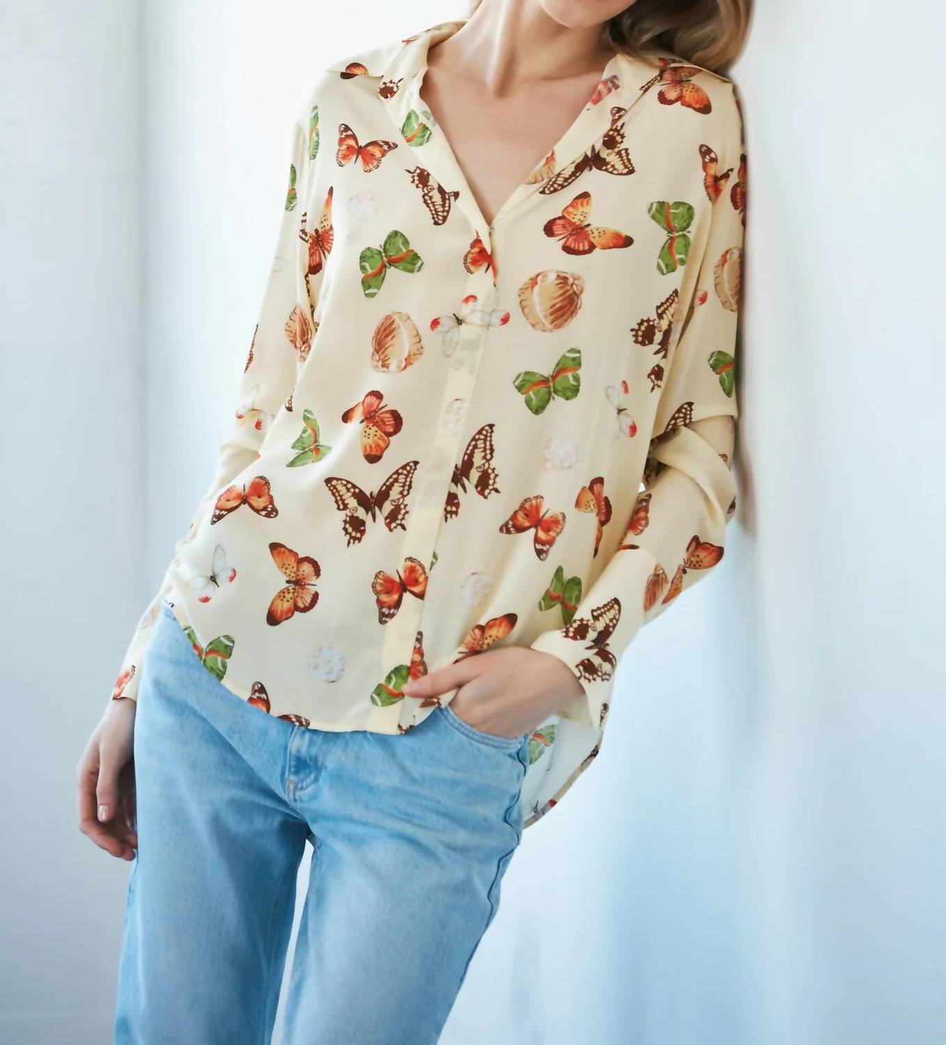 Catherine Gee - Daria French Cuff Silk Blouse