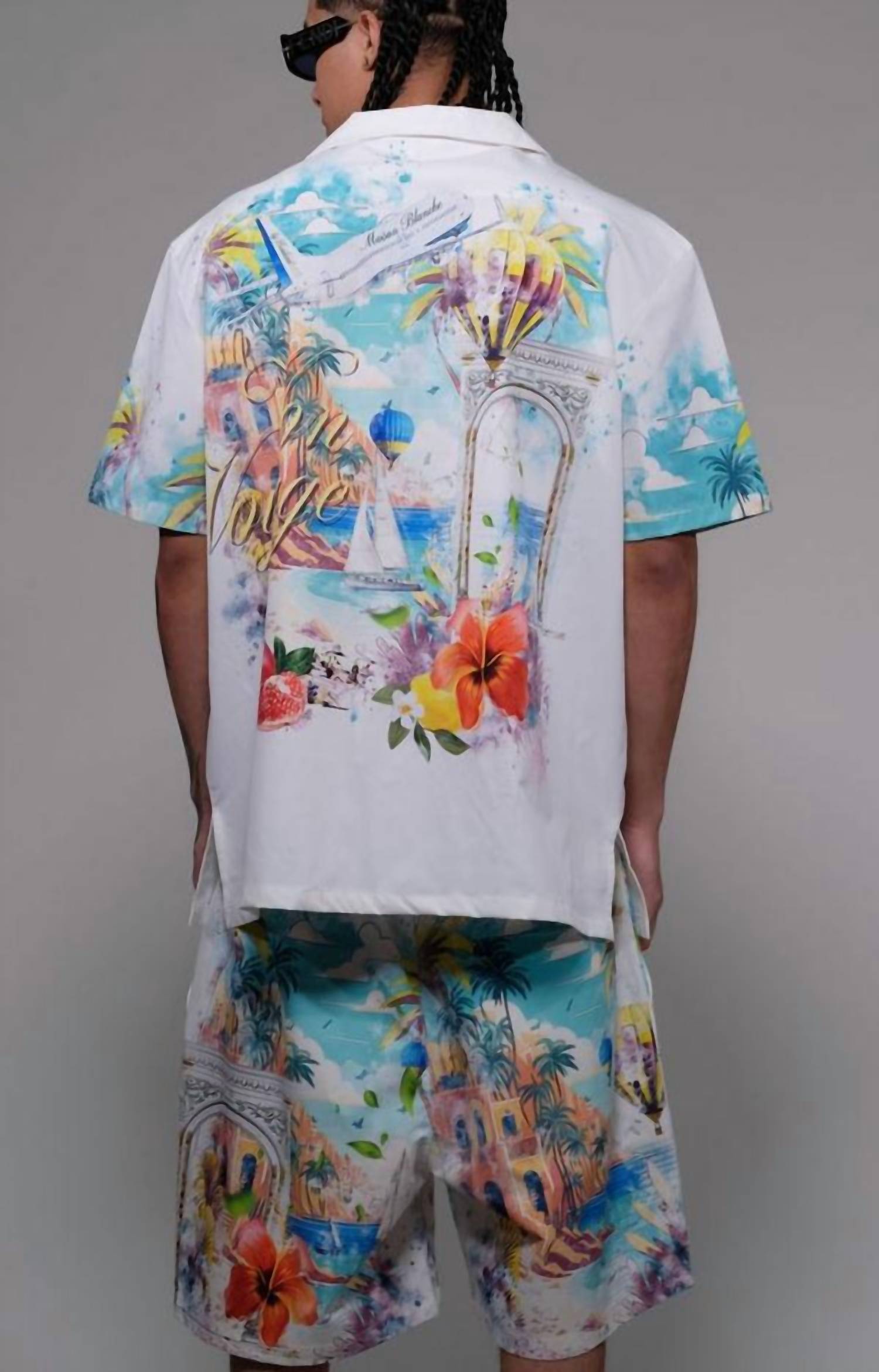 Civilized - Bon Voyage Button Down Short Set