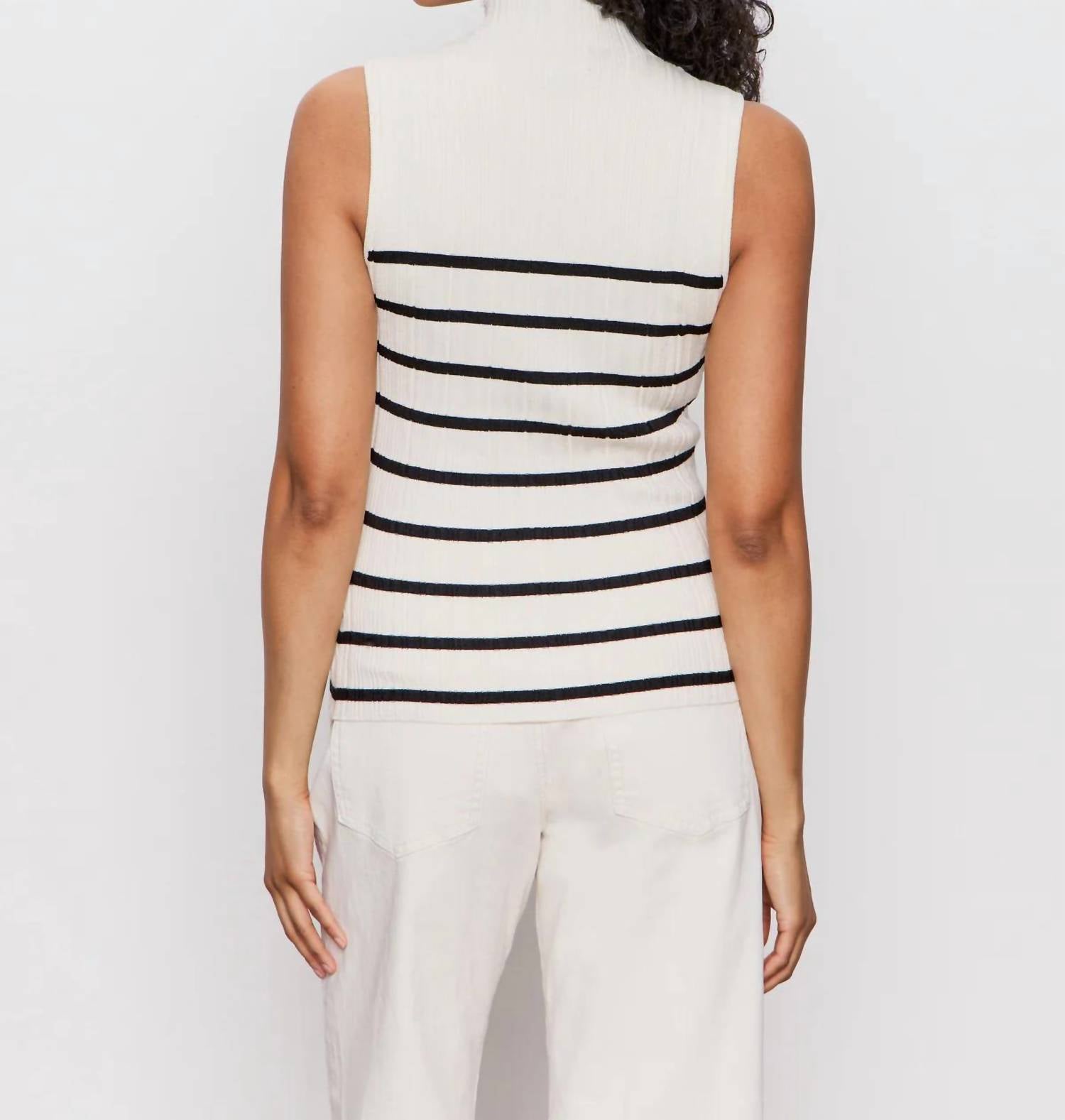 Sanctuary - Ribbed Funnel Neck Top