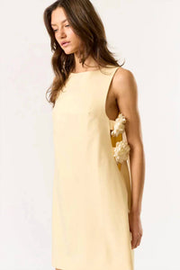Lalavon - Flower Sleeveless Mini Dress
