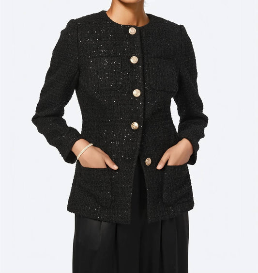 Cami Nyc - Wrenley Sequin Tweed Blazer