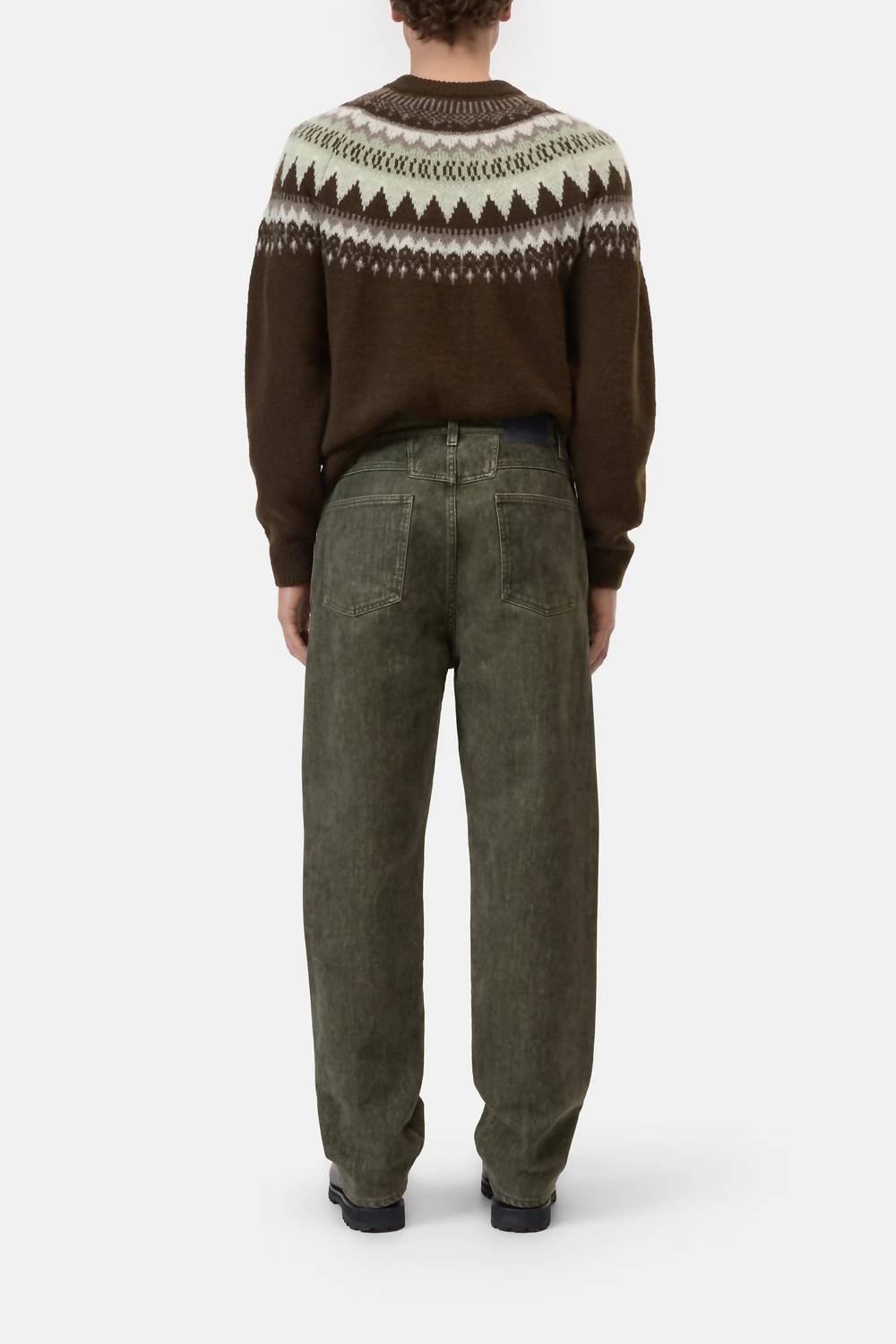 CLOSED X-tend Loose Pant in forest - men's pants - detail view