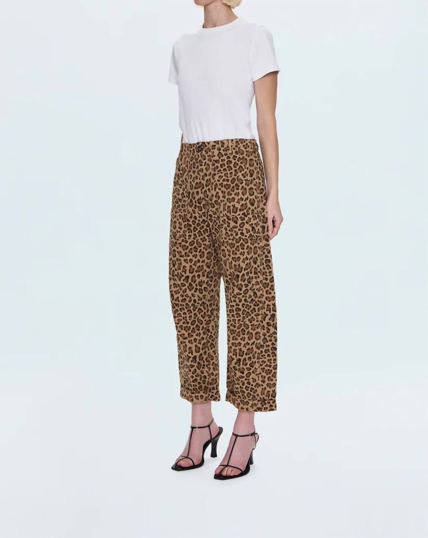 PISTOLA Tori Utility Pant in feline 1 - women's pants - alternate view