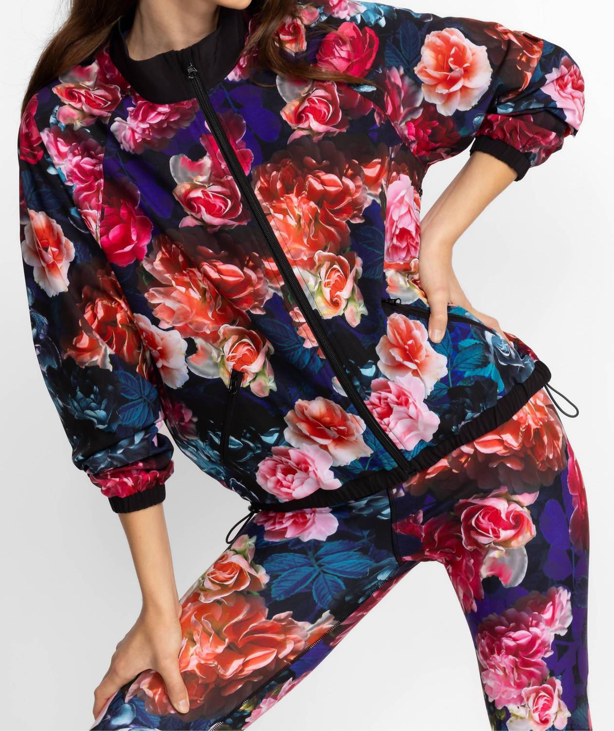 Johnny Was Studio Full Zip Jacket in multi - women's jacket