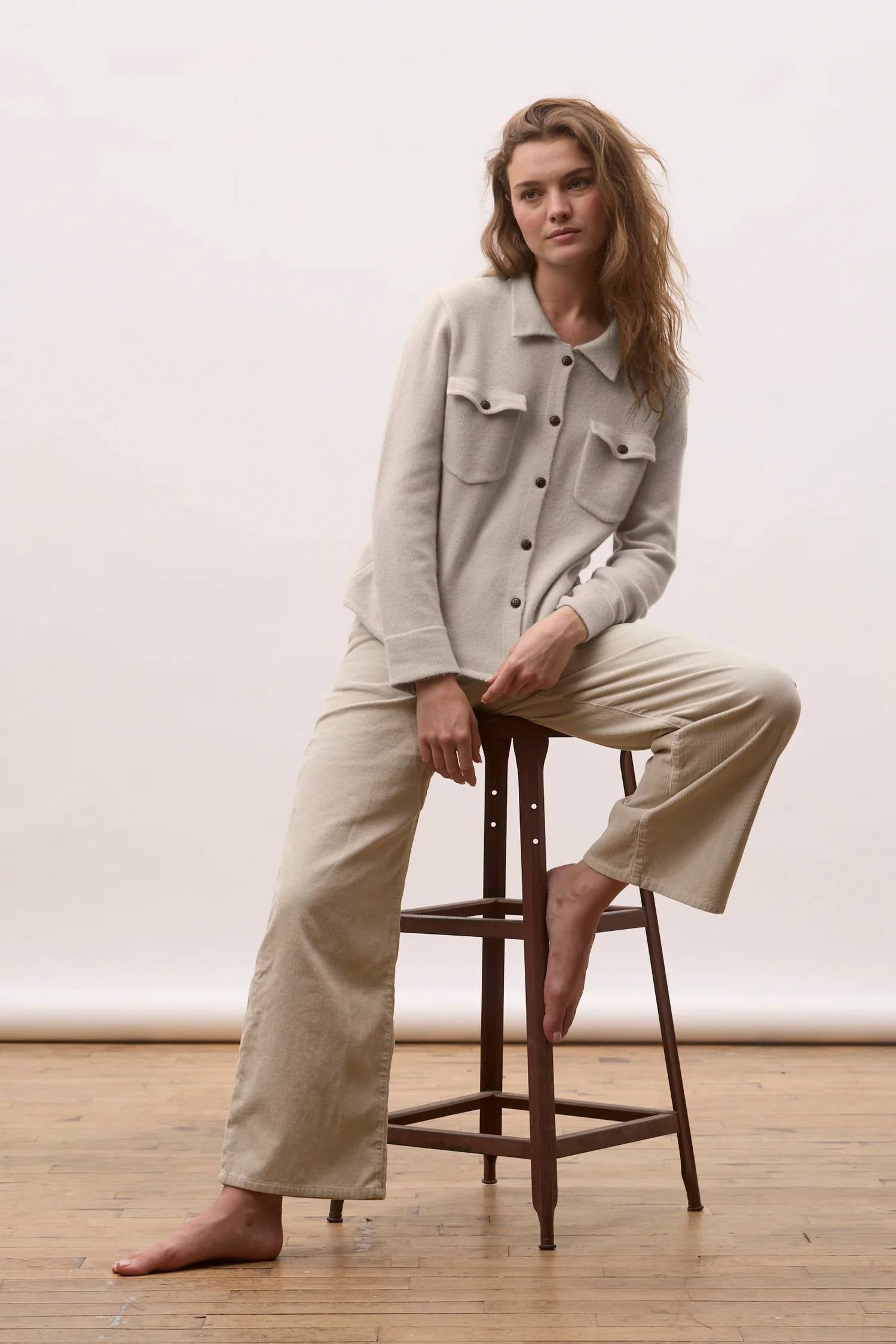 Powder Puff Collection - Cashmere Work Shirt