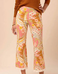 Spartina 449 - Mercer House Paisley maren Kick Flare Fring Pant