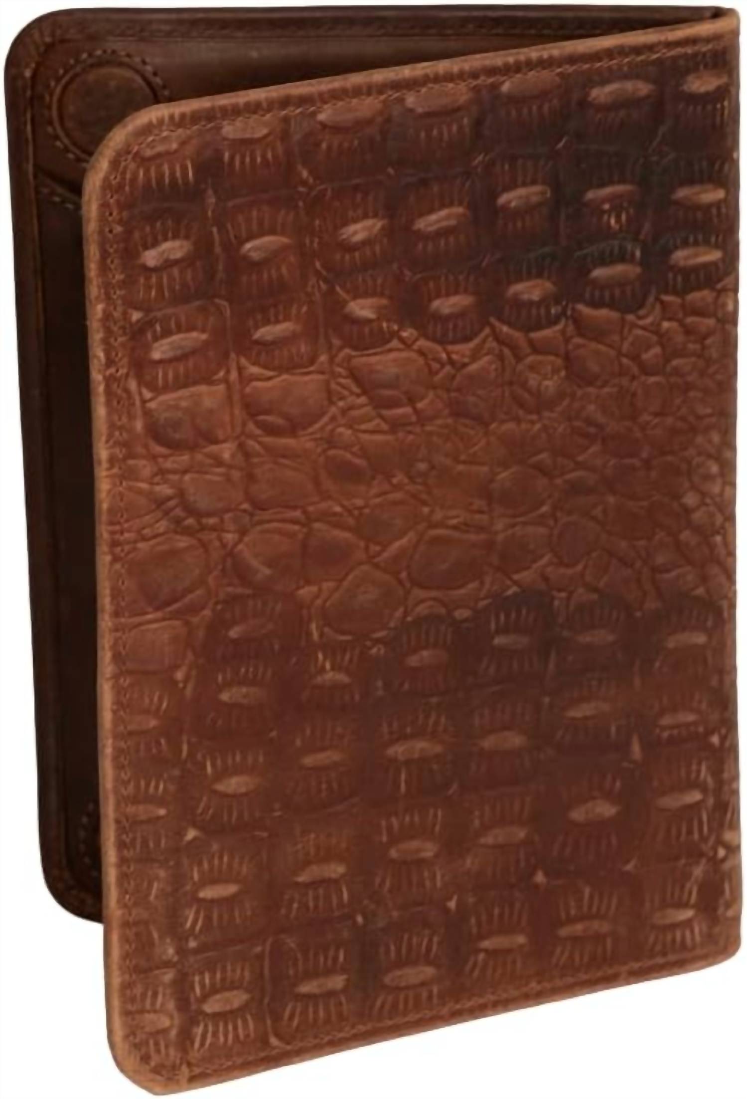 STS Ranchwear Women's Magnetic Wallet in catalina croc - women's bag - detail view
