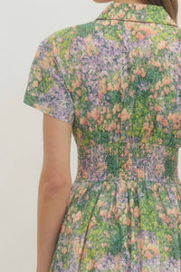 Entro - Impressionist Midi Dress