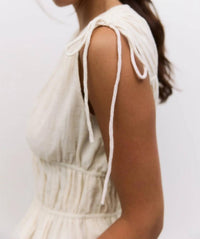 Mod Ref - V-neck Tank Top With String Detail