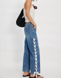 Driftwood - Lacy Bow Jeans