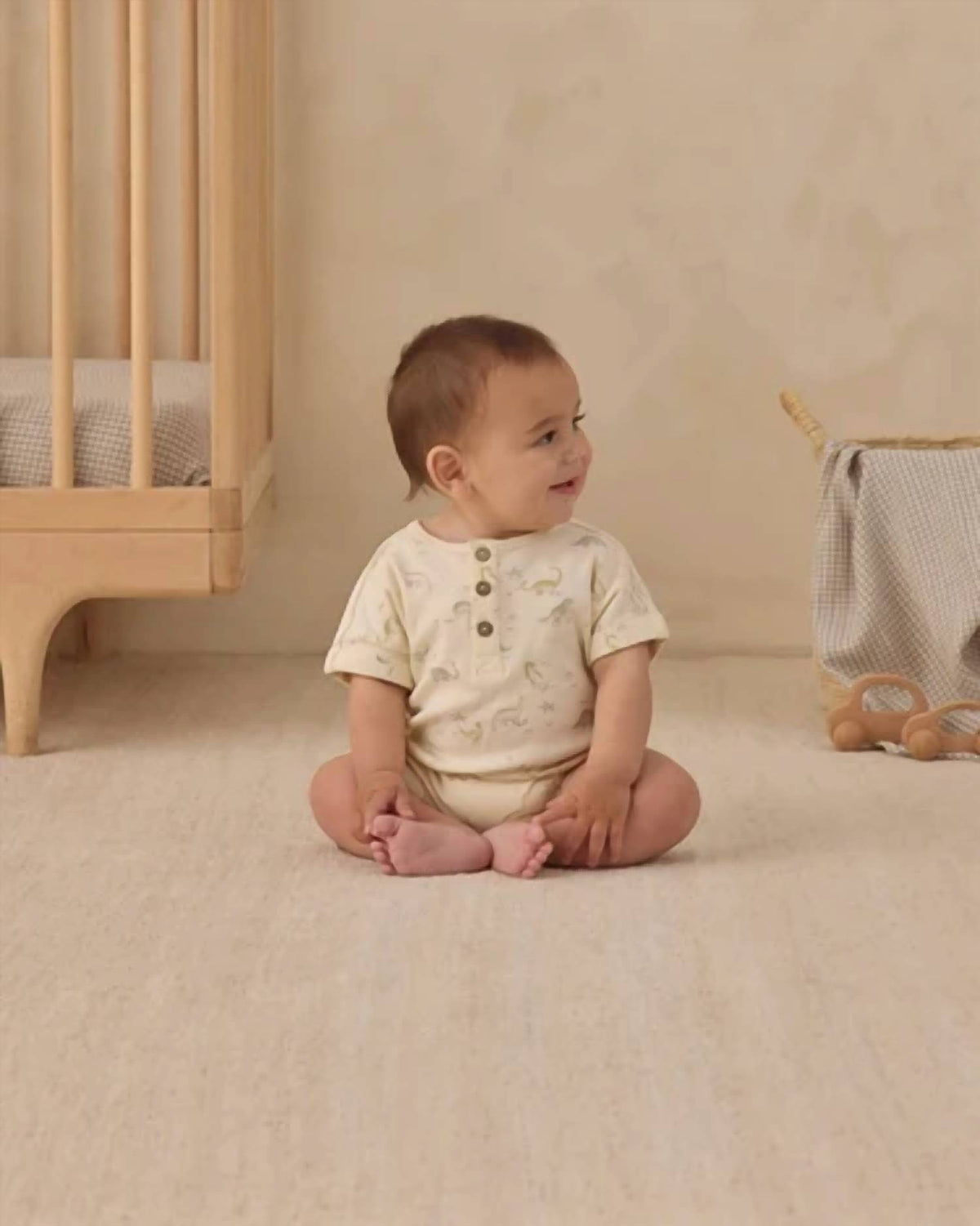 Quincy Mae - Boys Short Sleeve One-piece Romper