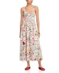 Moon River - Printed Midi Dress