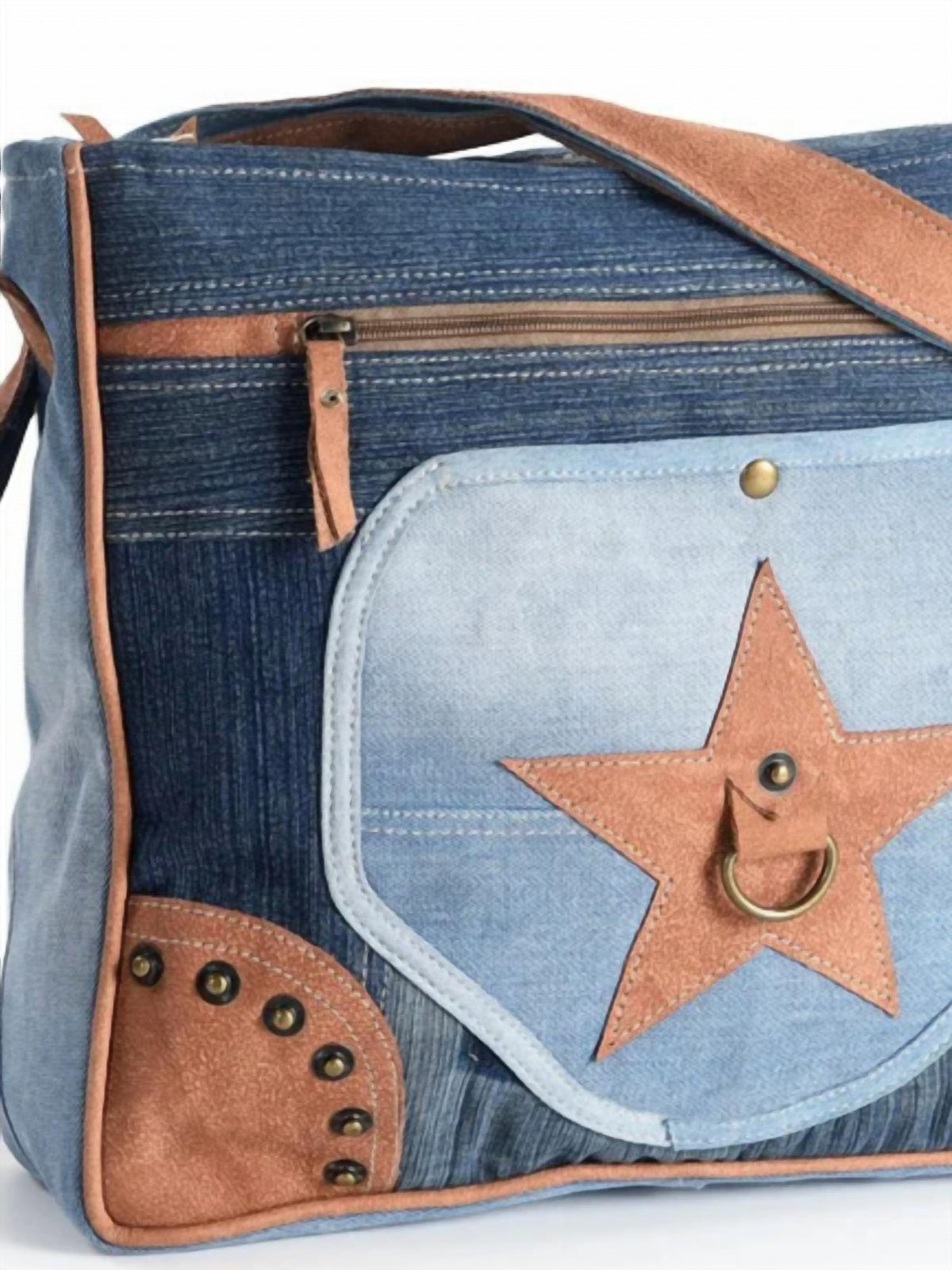American Darling - Women's Lone Star Denim Tote Bag