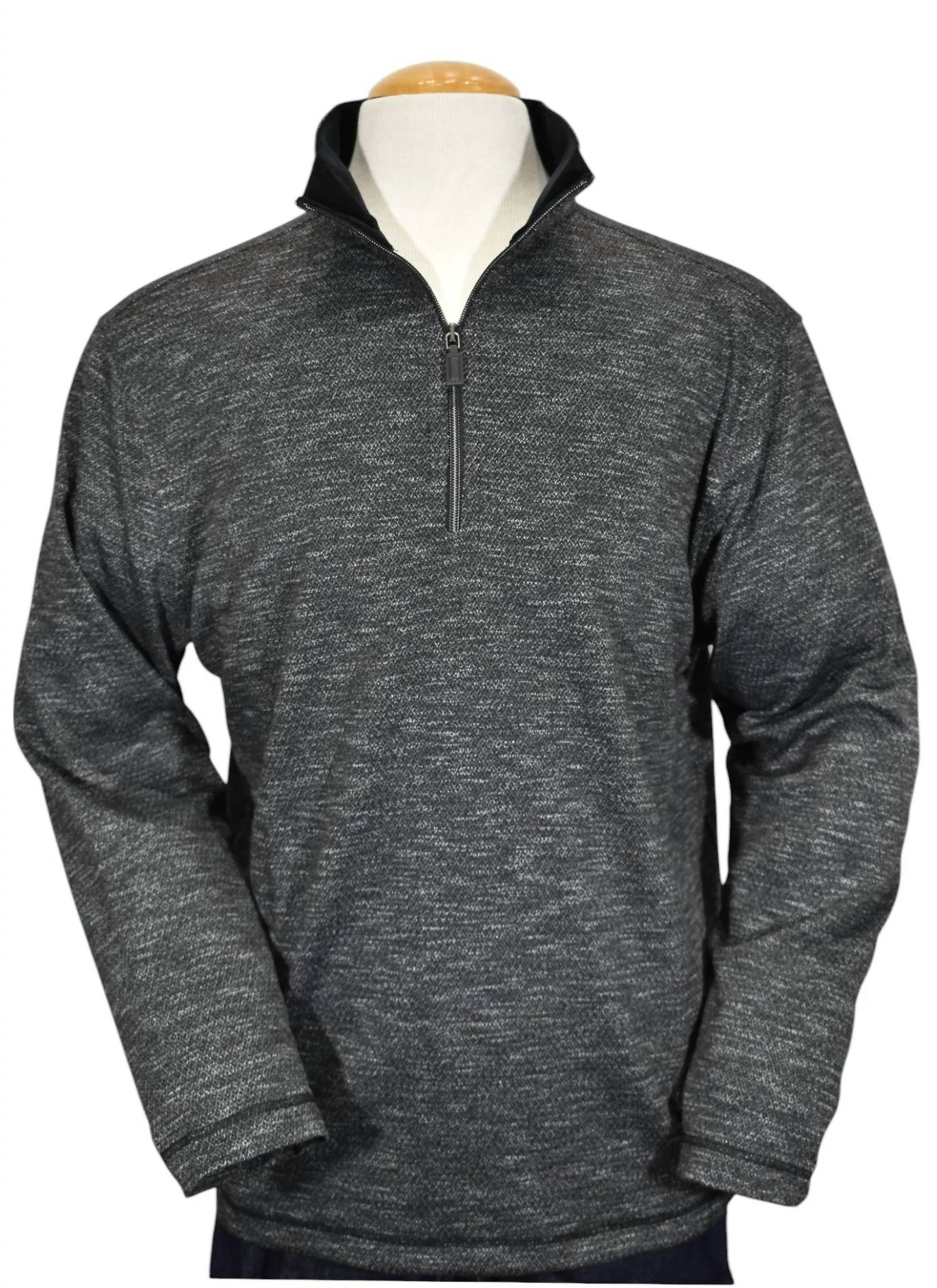 Marcello - Bodrum Slate Quarter Zip Top